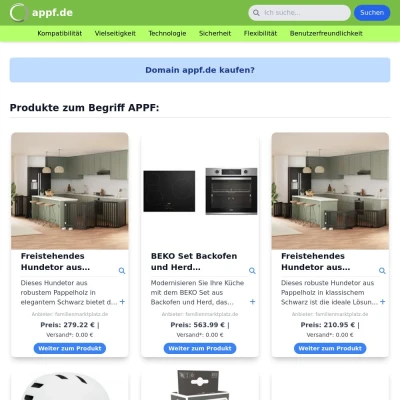 Screenshot appf.de