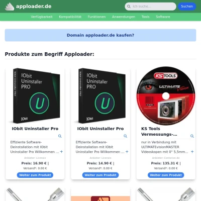 Screenshot apploader.de