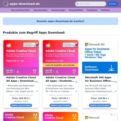 Screenshot apps-download.de