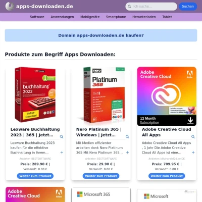 Screenshot apps-downloaden.de