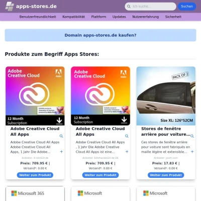 Screenshot apps-stores.de