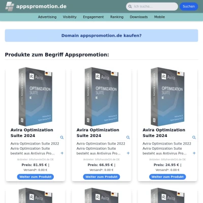 Screenshot appspromotion.de