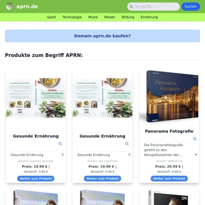 Screenshot aprn.de