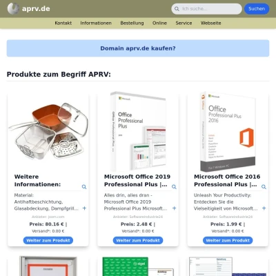 Screenshot aprv.de