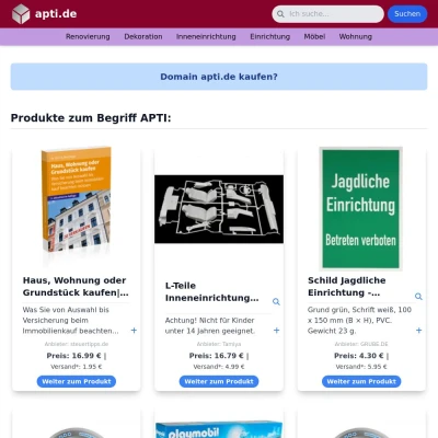 Screenshot apti.de