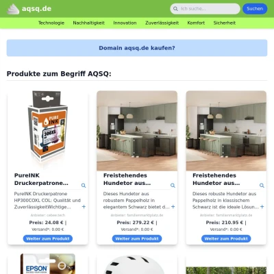 Screenshot aqsq.de