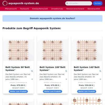 Screenshot aquaponik-system.de