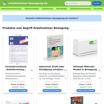 Screenshot arbeitnehmer-bewegung.de