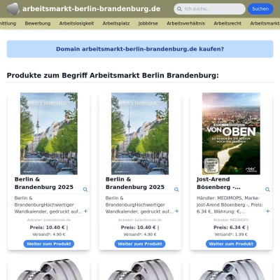 Screenshot arbeitsmarkt-berlin-brandenburg.de