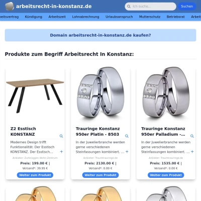 Screenshot arbeitsrecht-in-konstanz.de