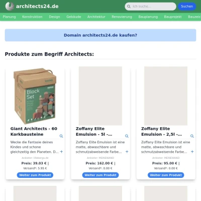 Screenshot architects24.de