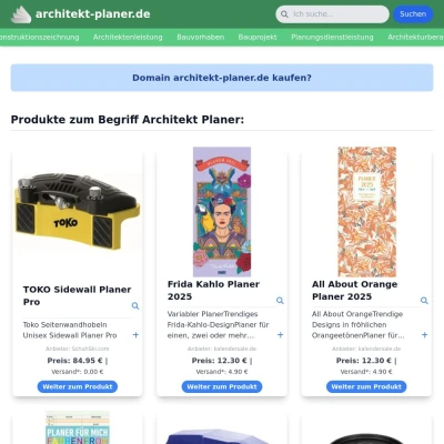 Screenshot architekt-planer.de