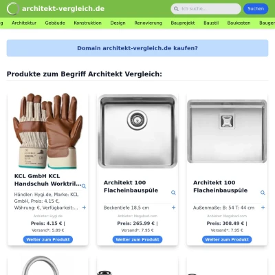 Screenshot architekt-vergleich.de