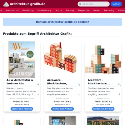 Screenshot architektur-grafik.de