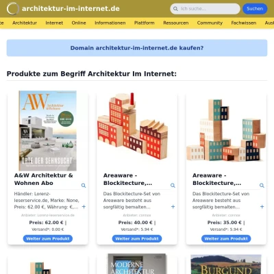 Screenshot architektur-im-internet.de
