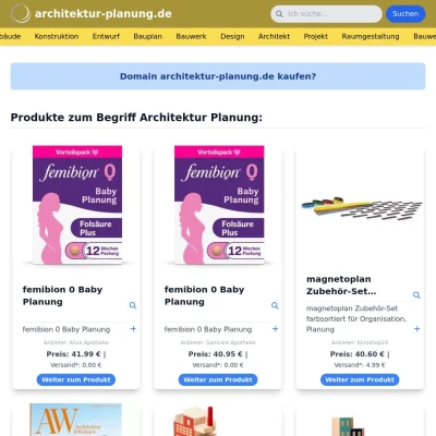 Screenshot architektur-planung.de