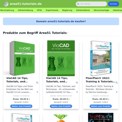 Screenshot area51-tutorials.de