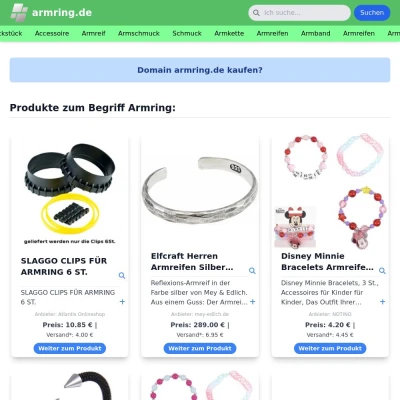 Screenshot armring.de