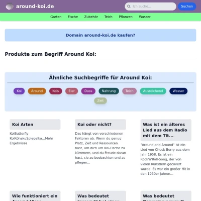 Screenshot around-koi.de