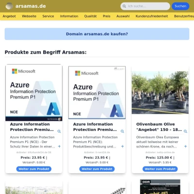 Screenshot arsamas.de