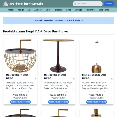 Screenshot art-deco-furniture.de