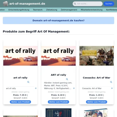 Screenshot art-of-management.de