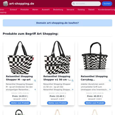 Screenshot art-shopping.de