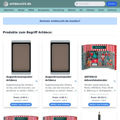Screenshot artdeco24.de