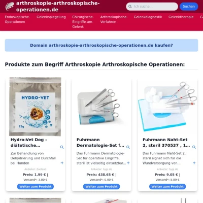 Screenshot arthroskopie-arthroskopische-operationen.de