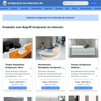 Screenshot arztpraxis-im-internet.de