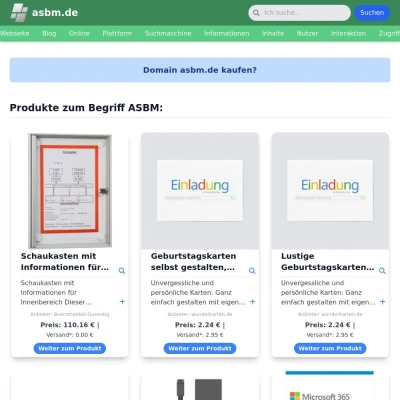 Screenshot asbm.de