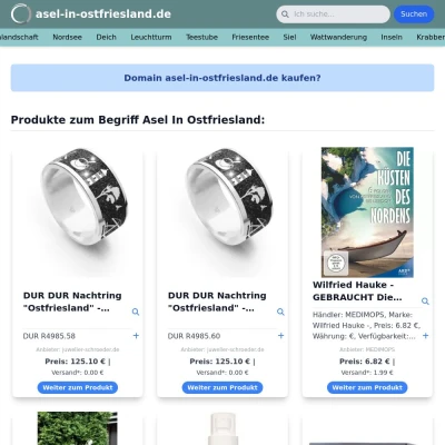Screenshot asel-in-ostfriesland.de