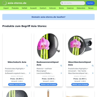 Screenshot asia-stores.de