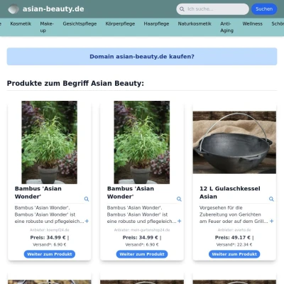 Screenshot asian-beauty.de