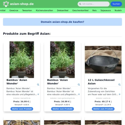 Screenshot asian-shop.de