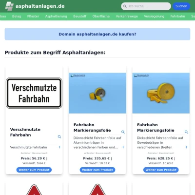 Screenshot asphaltanlagen.de