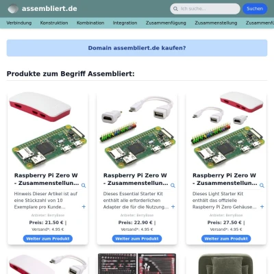 Screenshot assembliert.de