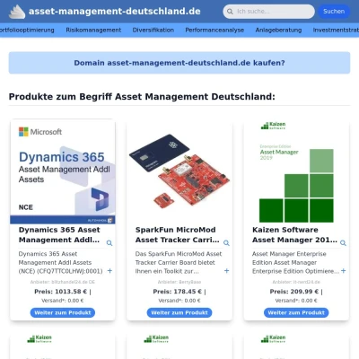 Screenshot asset-management-deutschland.de