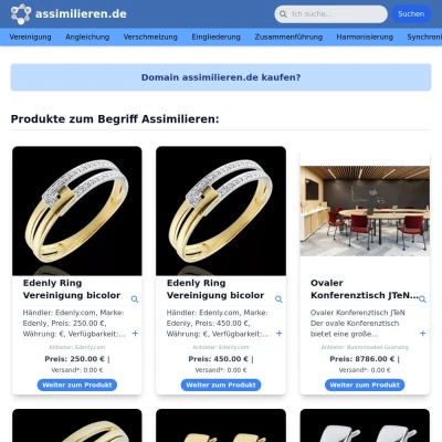 Screenshot assimilieren.de