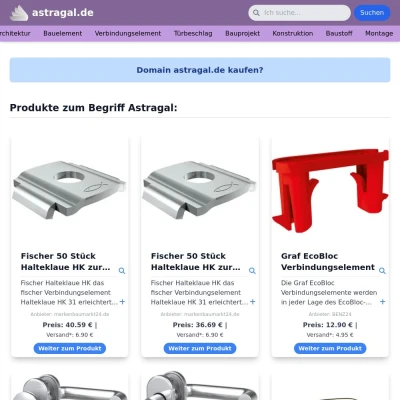 Screenshot astragal.de