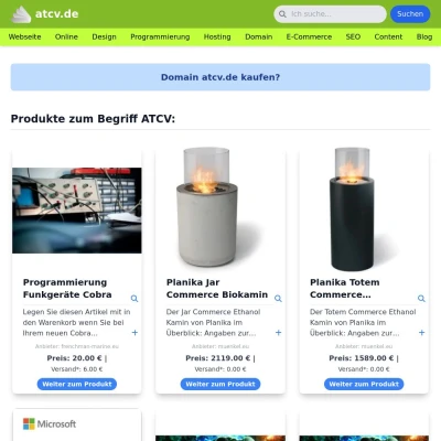 Screenshot atcv.de