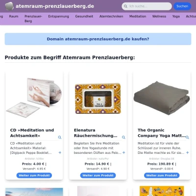 Screenshot atemraum-prenzlauerberg.de