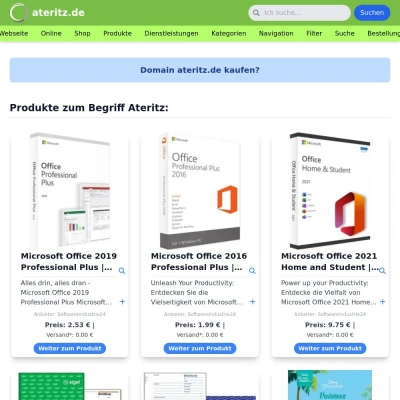 Screenshot ateritz.de