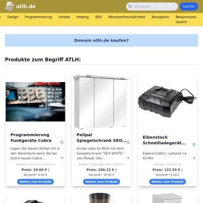 Screenshot atlh.de