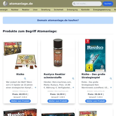 Screenshot atomanlage.de