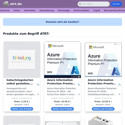 Screenshot atrt.de