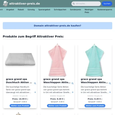 Screenshot attraktiver-preis.de