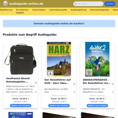 Screenshot audioguide-online.de