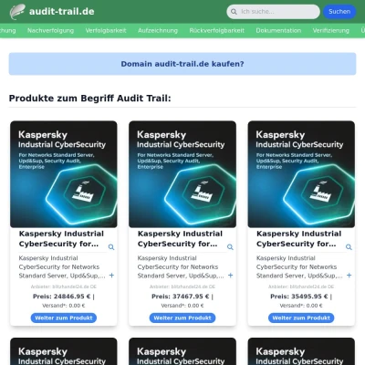 Screenshot audit-trail.de