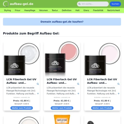 Screenshot aufbau-gel.de
